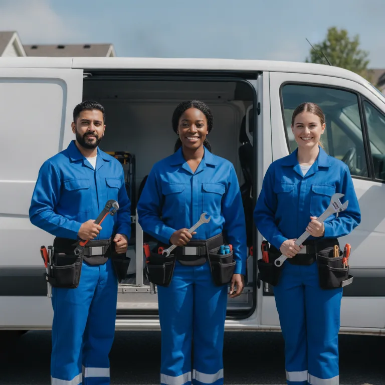 Installateur Team in Franzoesisch Buchholz